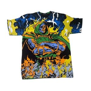 Hypekea DrDoom AOP 2023 T-shirt Mens M Rare y2k streetwear graphic Tee